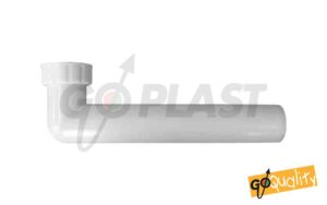 Gomito con cartella per sifoni 1″1/2 diametro 40