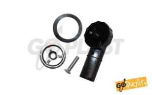 Kit per trasformazione troppo pieno piletta da quadro a tondo