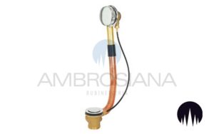 Colonna di scarico vasca in ottone/rame automatica