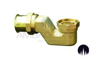 Sifone per vasca in ottone giallo da 1″1/2