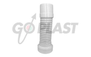 Connessione flessibile per WC in PVC spiralato con terminale TOP QUALITY e maschio liscio Ø110