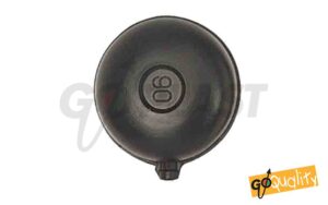 Sfera moplen schiacciata in PP Ø90 per galleggiante con asta filettata M6