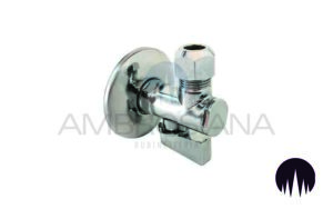 Valvola angola a sfera con filtro 1/2″x3/8" - 10mm