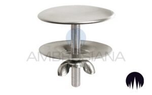 Copriforo acciaio INOX Ø44mm