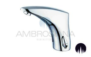 Rubinetto lavabo elettronico caldo/freddo mixer con alimentazione a rete o batteria