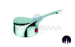 Maniglia per miscelatore serie SEI comprensiva di tappini rosso/blu