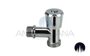 Rubinetto lavatrice a squadra verticale (dritto) 1/2″x3/4″