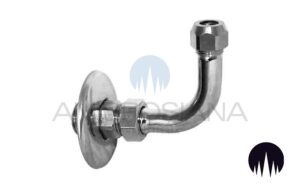 Curvetta sottolavabo cromata stampata da tubo 1/2″x1/2″x3/8″-10mm