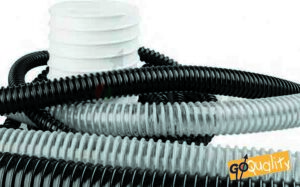 Tubo flessibile GOSPIR in PVC plastificato con spirale di rinforzo in PVC rigido
